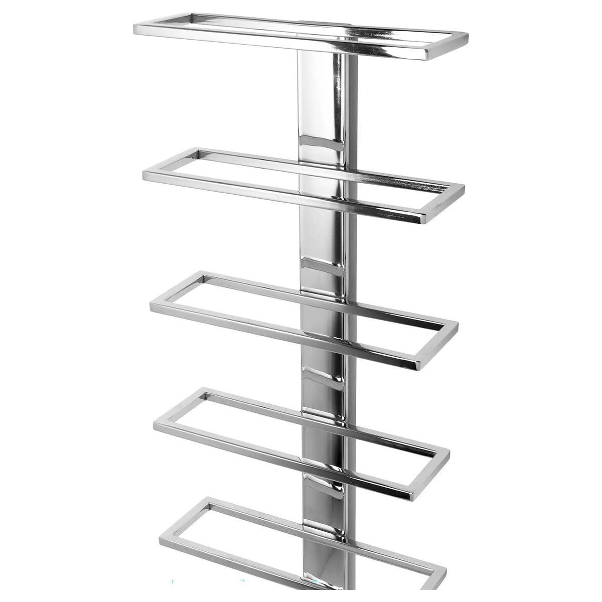 Weinregal – Hängendes Design, Rechteckige Form, Edelstahlmaterial, Nickel - Vinolo | Fink Living