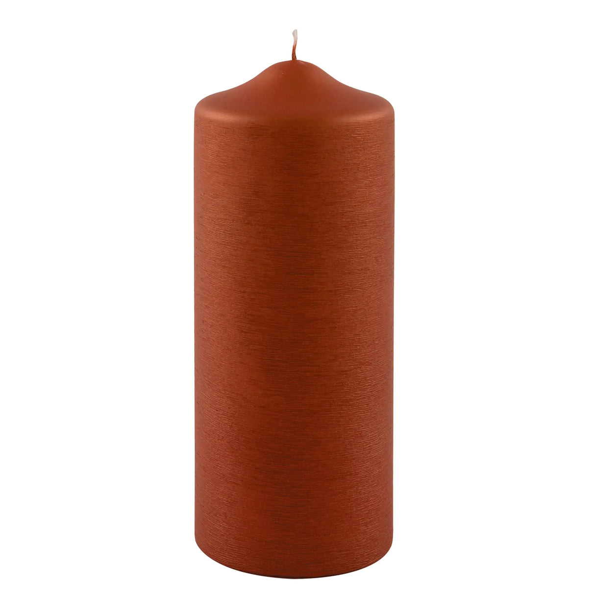 Stumpenkerze – Metallic-Optik, Gebürstetes Finish, Elegant - Candle | Fink Living