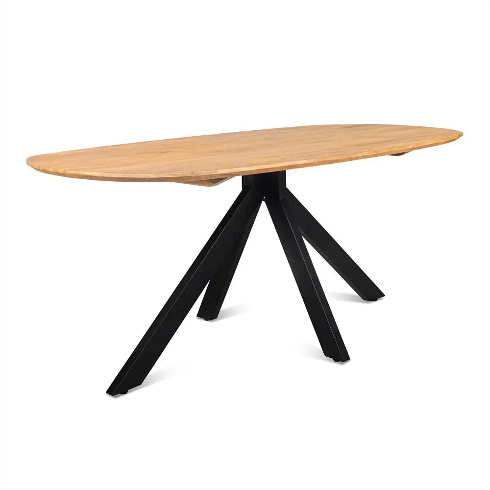Esszimmertisch – Dänisch, Mangoholz, rustikales Design – Runa | Benoa