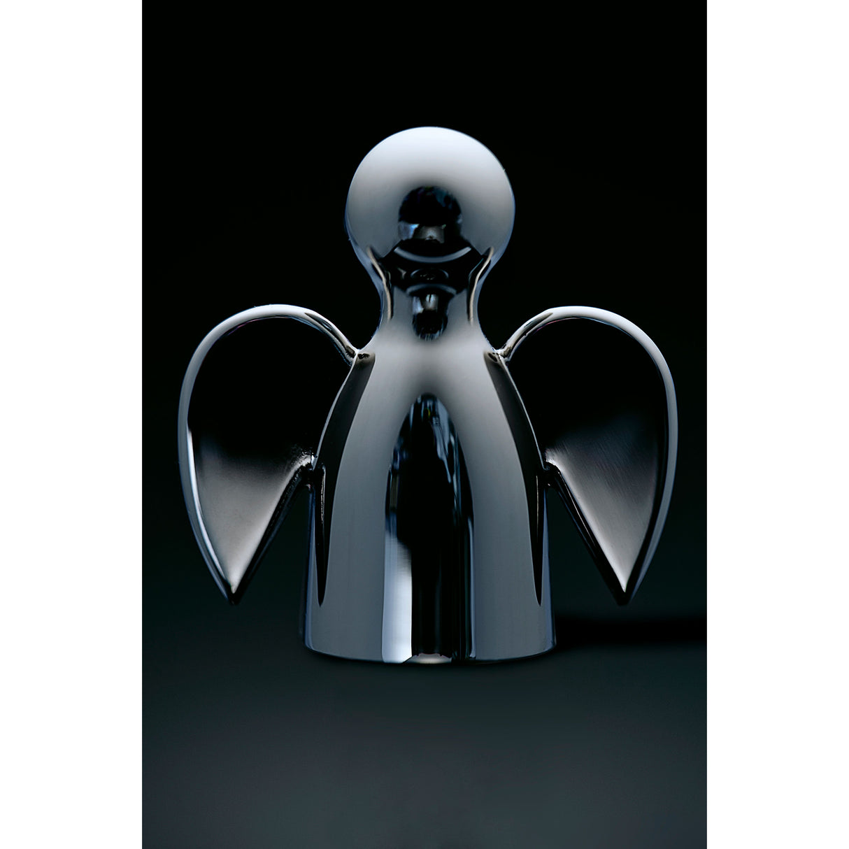 Foto- & Kartenhalter Polierter Nickel, Engels-Skulptur Design & Vielseitig nutzbar – Angelo | Philippi