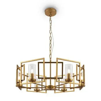 Pendelleuchte – Gold Metall, Klassisches Design, 66 cm, 6 Lichtquellen - Bowi | Maytoni