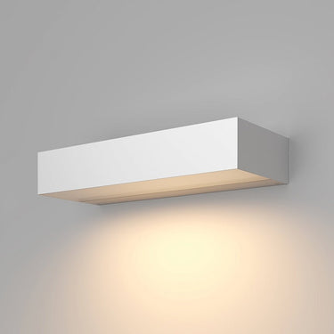 Wandleuchte mit graphitfarbenem Aluminium - Korpus und weißem Glas - Diffusor – Lot | Maytoni - Esszett Luxury | Stilvolles Wohnen mit Charakter