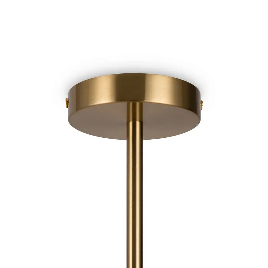 Pendant Lamp Brass & White Opal Glass 8-Lights – Marble | Maytoni