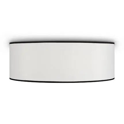 Ceiling Light with Base Plate, Fabric Shade & Decorative Band – Bergamo | Maytoni