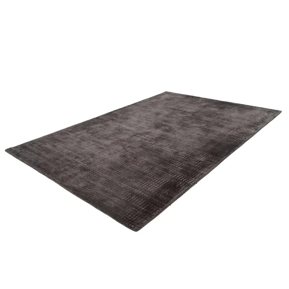 Teppich – Braun Viskose, Weiche Oberfläche, Premium Design, 150 cm - Bridget 125 | Kayoom