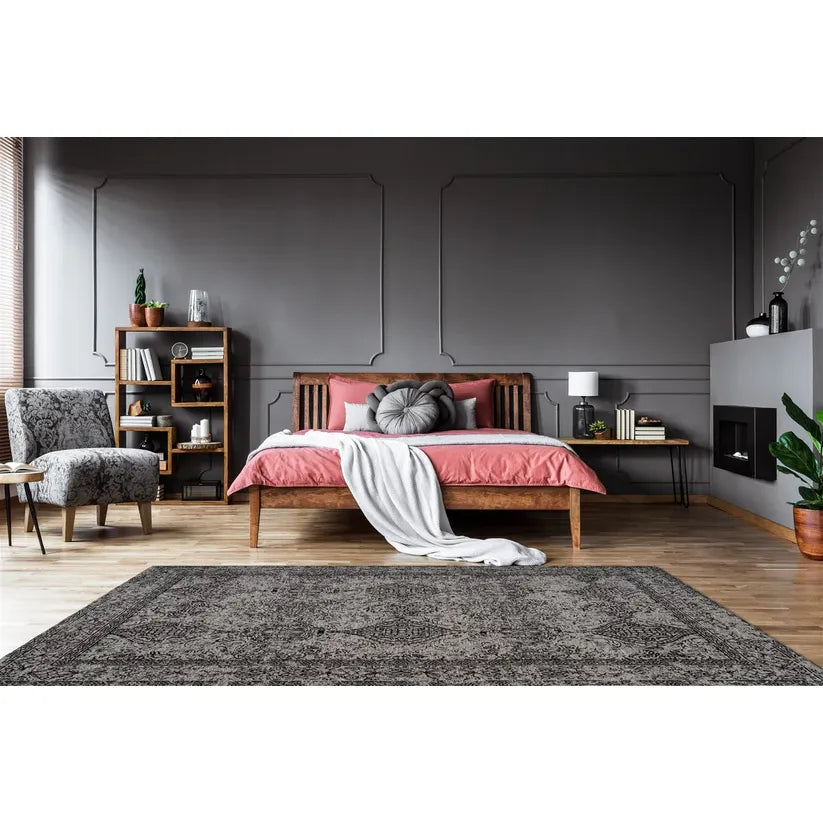 Vintage Design Jacquard Flatweave Rug – Iglesia 225 | Kayoom