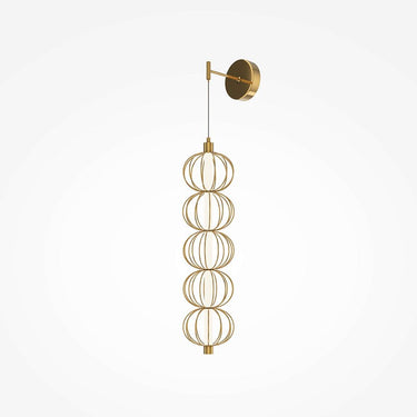 Wandleuchte Gold, Metallrahmen, kuppelförmiger Schirm, 10 W LED 3000 K – Golden Cage | Maytoni - Esszett Luxury | Stilvolles Wohnen mit Charakter
