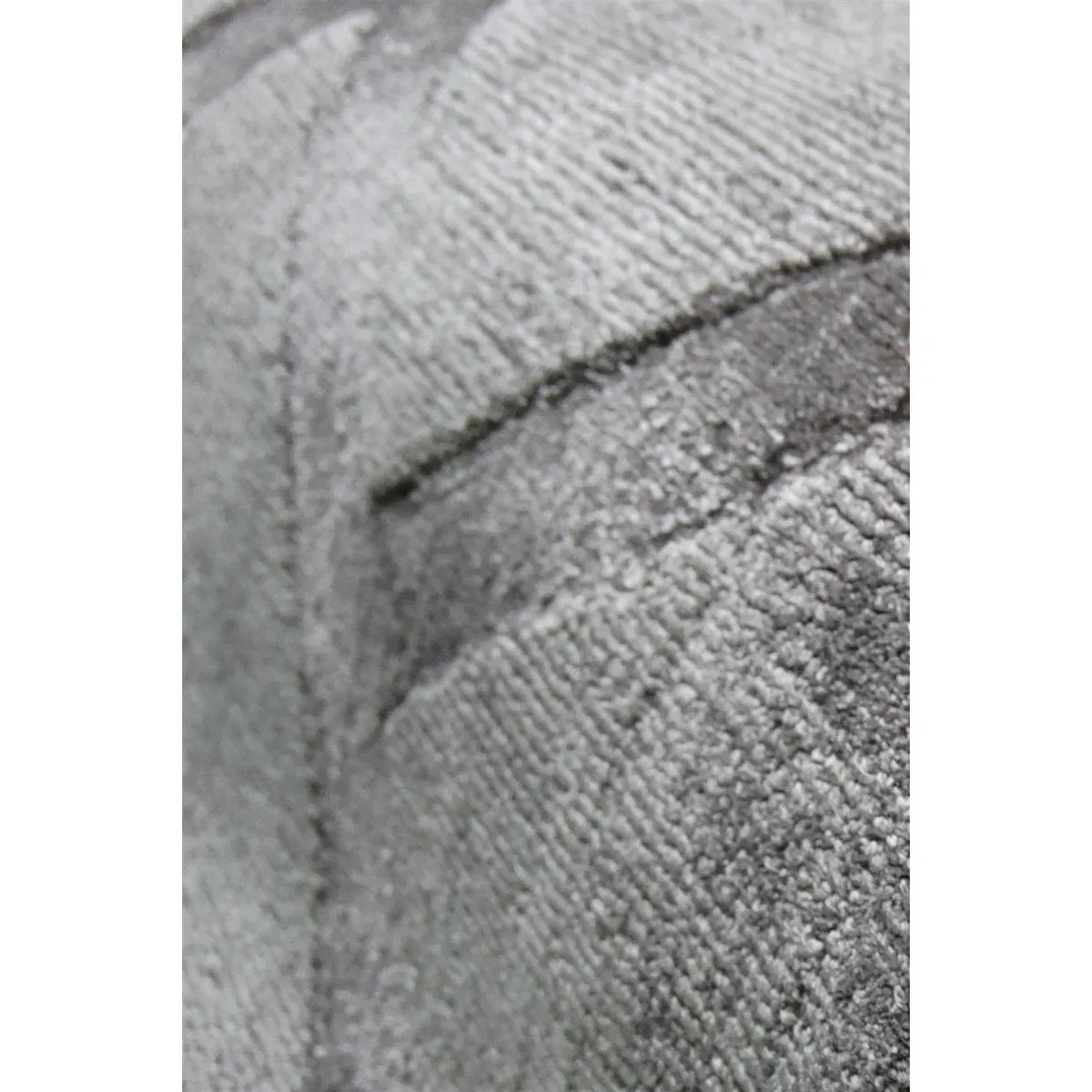 Teppich – Graue Farbgebung, Melierte Struktur, Weicher Viskoseflor, 290 cm - Luxury 310 | Kayoom