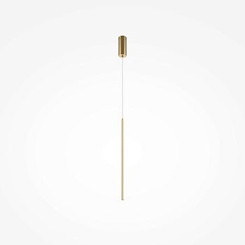 Pendelleuchte Schwarz & Satin - Nickel Finish Röhrenförmiges Design & Integrierte LED – Halo | Maytoni - Esszett Luxury | Stilvolles Wohnen mit Charakter
