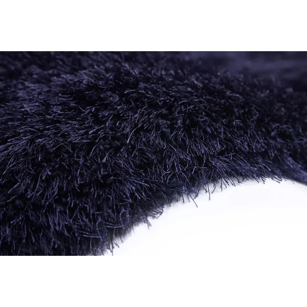 Teppich – Blau Farbe, Hochflor Struktur, Polyester Material, 230 cm - Cosy 410 | Kayoom