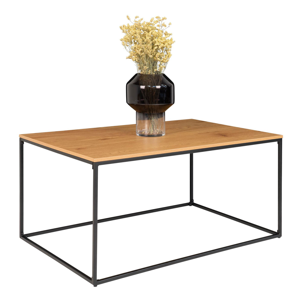 Coffee Table – Black Legs, Marble Look, Scandinavian Design – Vita | House Nordic