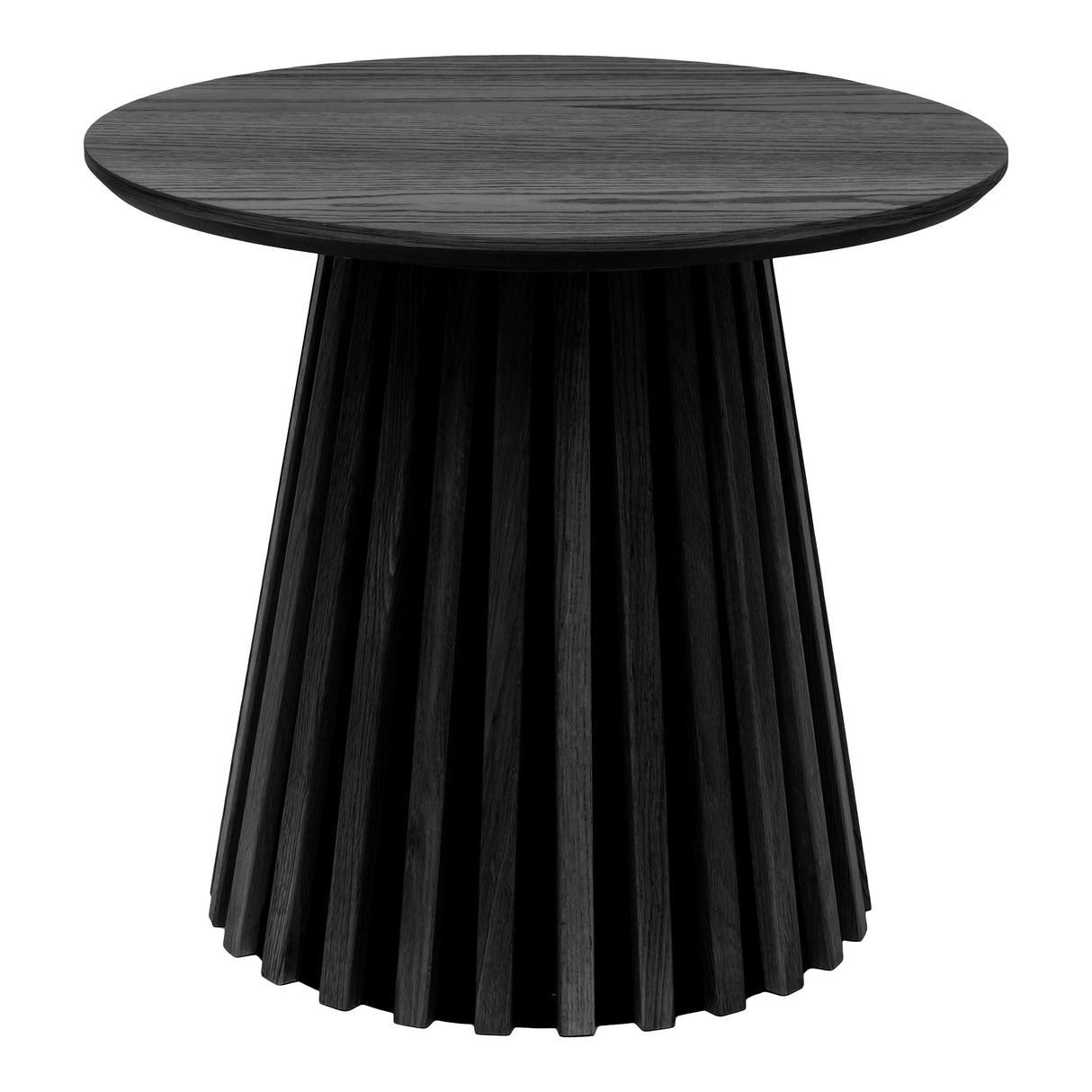 Beistelltisch – Schwarz, Eichenfurnier, 45 cm - Osaka | House Nordic