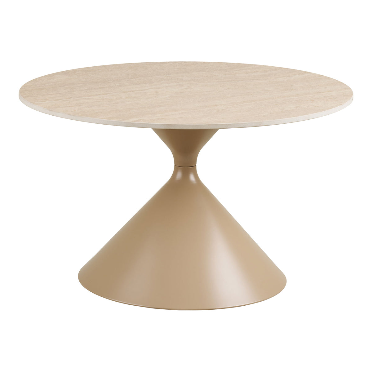 Coffee Table – Ceramic Top Robust, Steel Frame Stable, Travertine Look – Annecy | House Nordic