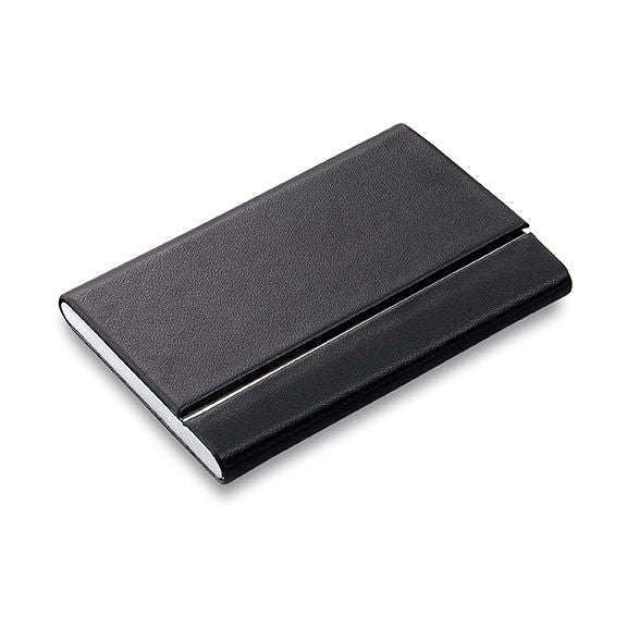 Kartenetui Schlankes Leder & Edelstahl, Leichtes Design, Magnetverschluss – Slim | Philippi