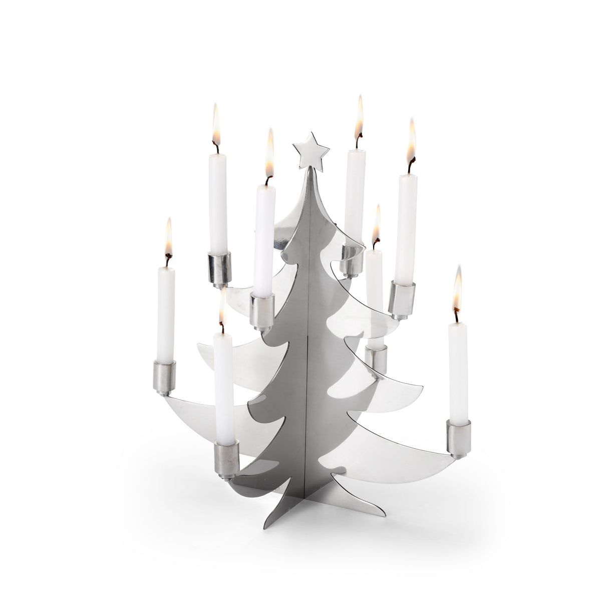 Weihnachtsdekoration – Edelstahl minimalistisches Design Mehrfach-Kerzenhalter – Grenoble | Philippi
