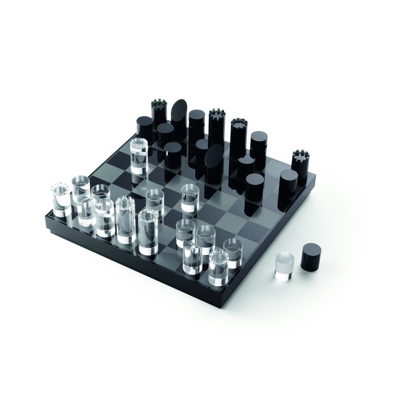 Acrylic Chess Set, Hand-Polished Pieces, Transparent Game and Storage Box – Yap | Philippi
