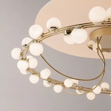 Deckenleuchte – Gold Finish, Edelstahlgehäuse, 72 W Leistung, 25 cm Höhe, 360° Licht - Tessara | Maytoni