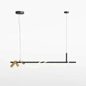 Pendant Light Crystal & Metal Design Adjustable Height & Integrated LED – Tau | Maytoni
