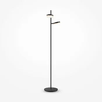 Stehleuchte – Schwarzes Metall, 12 W LED, Warmweißes Licht, Höhe 145 cm - Fad | Maytoni
