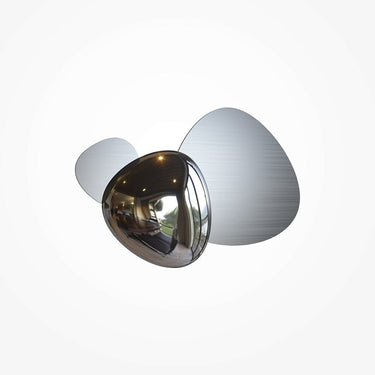 Wandleuchte Nickel - Finish, Edelstahl gebürstet & glänzend, integrierte 8 W LED 3000 K –Jack - stone | Maytoni - Esszett Luxury | Stilvolles Wohnen mit Charakter