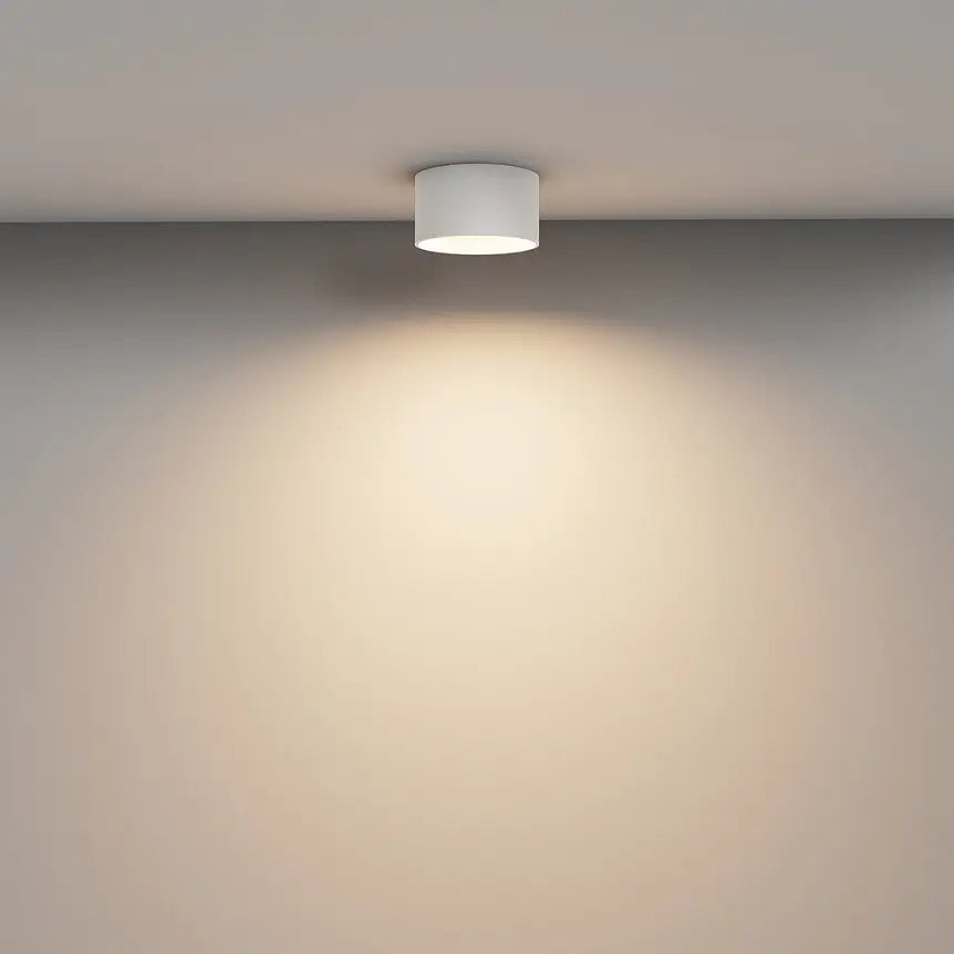 Ceiling Light White Aluminum Integrated LED 12W 3000K & IP20 – Vega | Maytoni