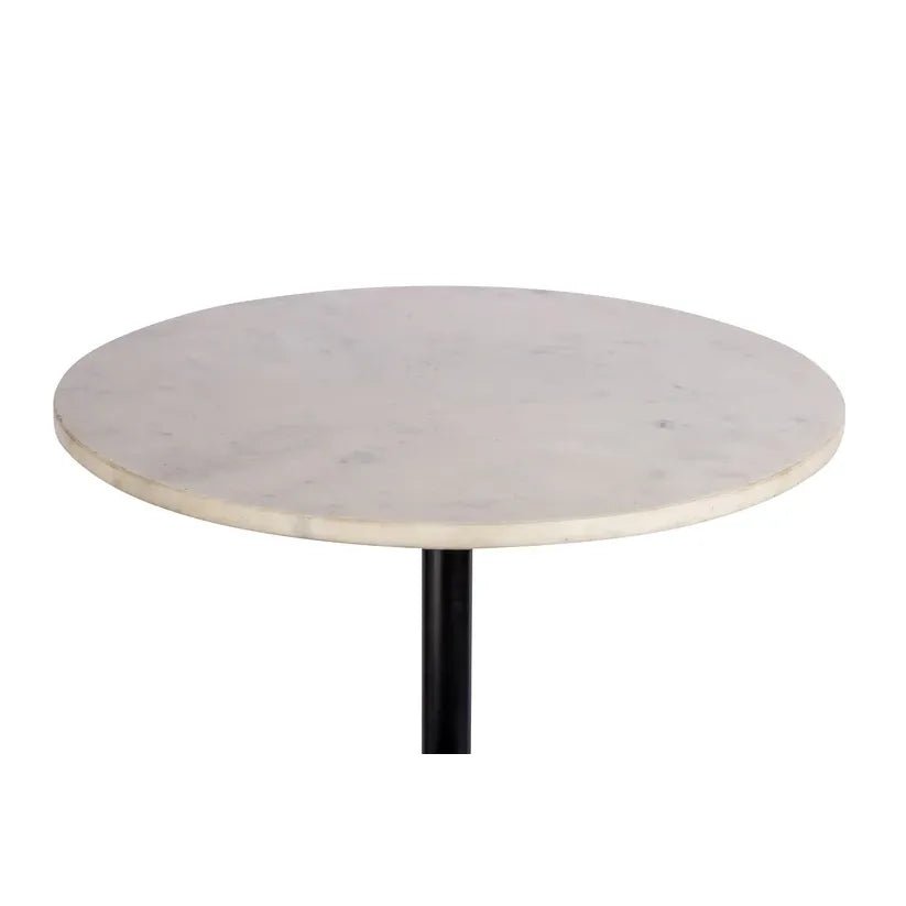 Tisch aus Marmor industrielles Design runde Platte – Gordon 125 | Kayoom - Esszett Luxury | Stilvolles Wohnen mit Charakter