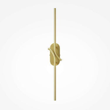 Wandleuchte Satin - Messing, Metallfuß, weißer Silikon - Metallrohrschirm, integrierte 5 W LED 3000 K – Renaissance | Maytoni - Esszett Luxury | Stilvolles Wohnen mit Charakter
