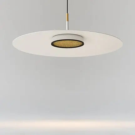 Pendant Lamp White Flower Glass Body Integrated LED & Matte White Metal Casing – El | Maytoni