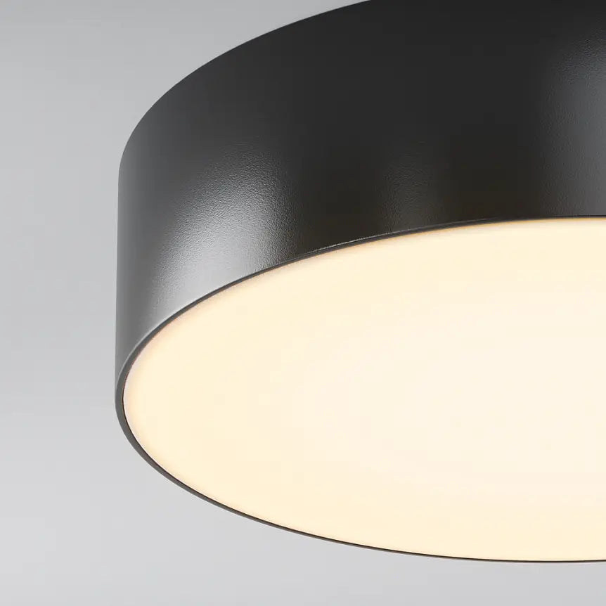 Ceiling Light Black Aluminum White Plastic Diffuser LED 30W Warm White – Zon IP | Maytoni