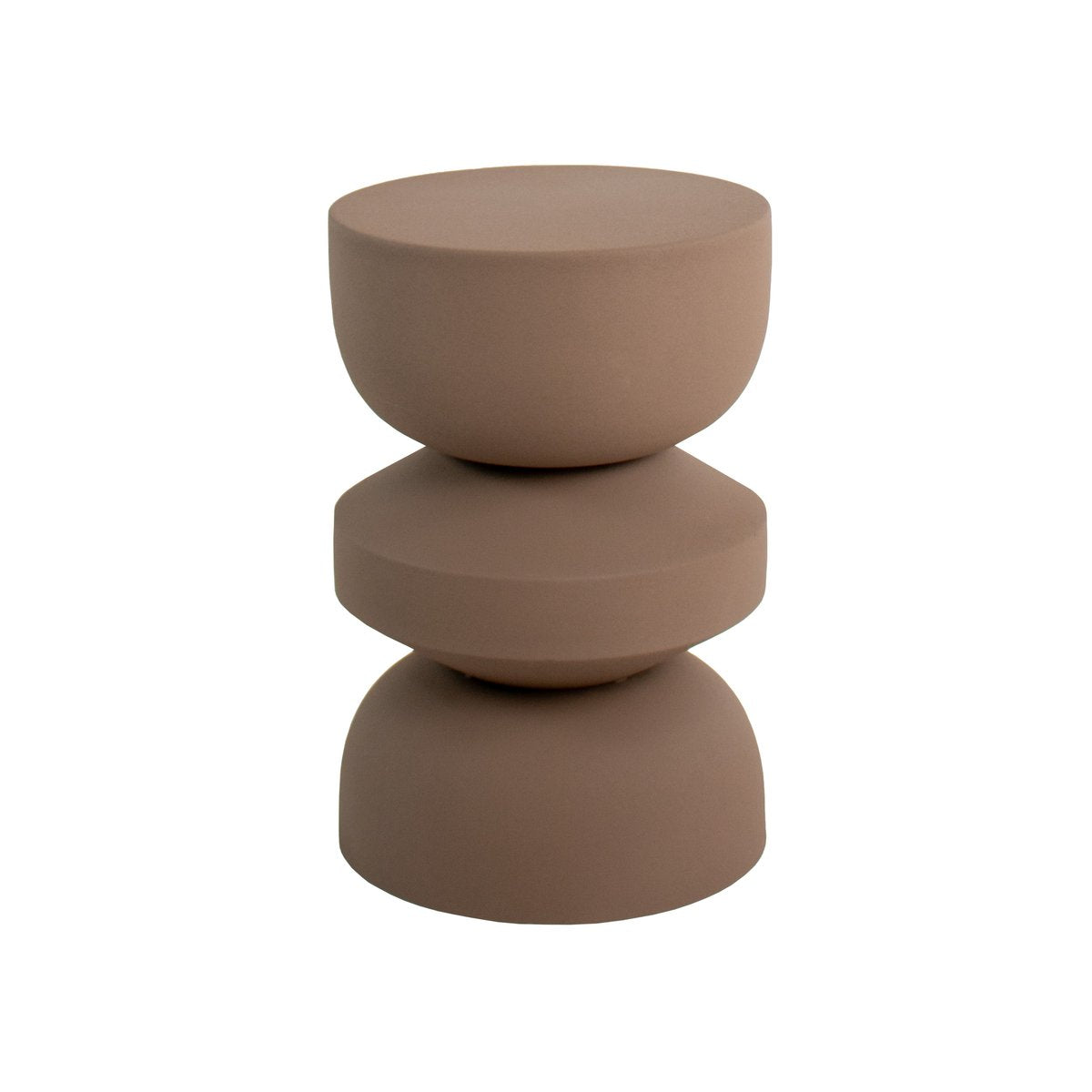 Beistelltisch – Metall Material, Einzigartiges Design, Braune Farbe - Jon | Kick Collection