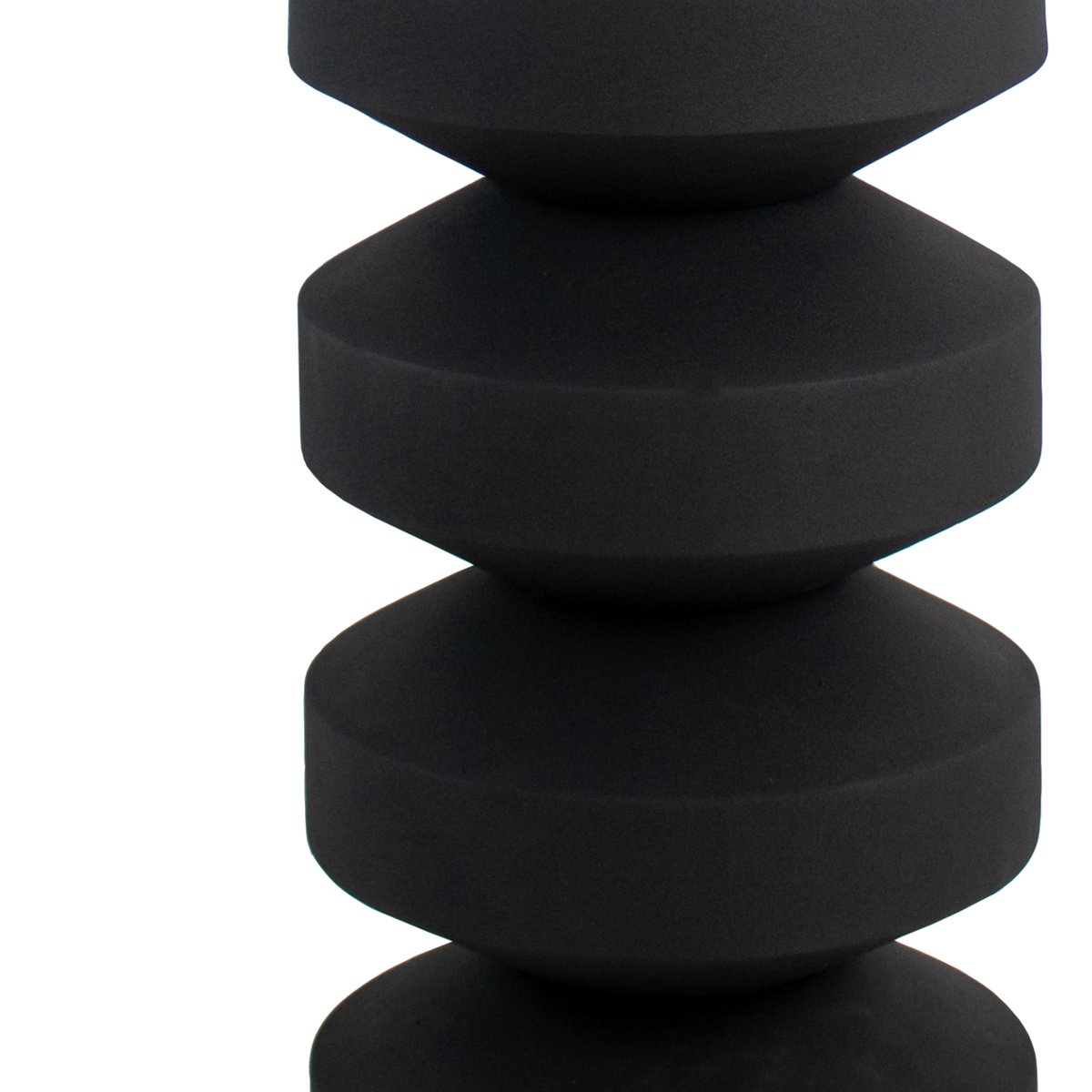 Beistelltisch – Metall Material, Modernes Design, Schwarze Farbe - Nio | Kick Collection
