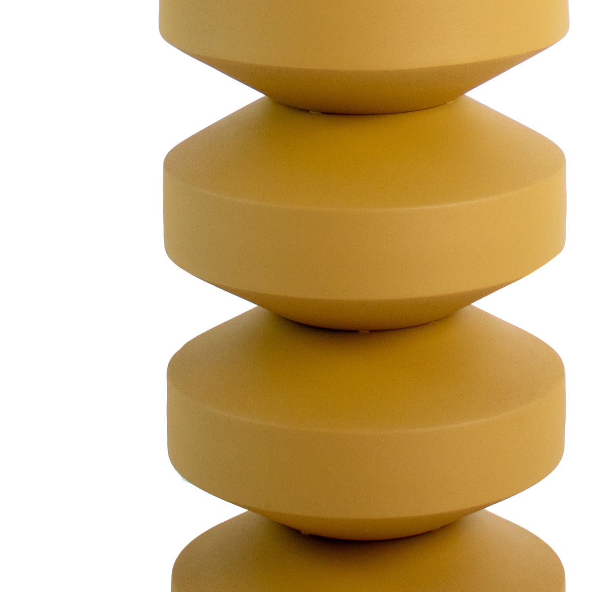 Beistelltisch – Metall Material, Modernes Design, Ockergelbe Farbe - Nio | Kick Collection