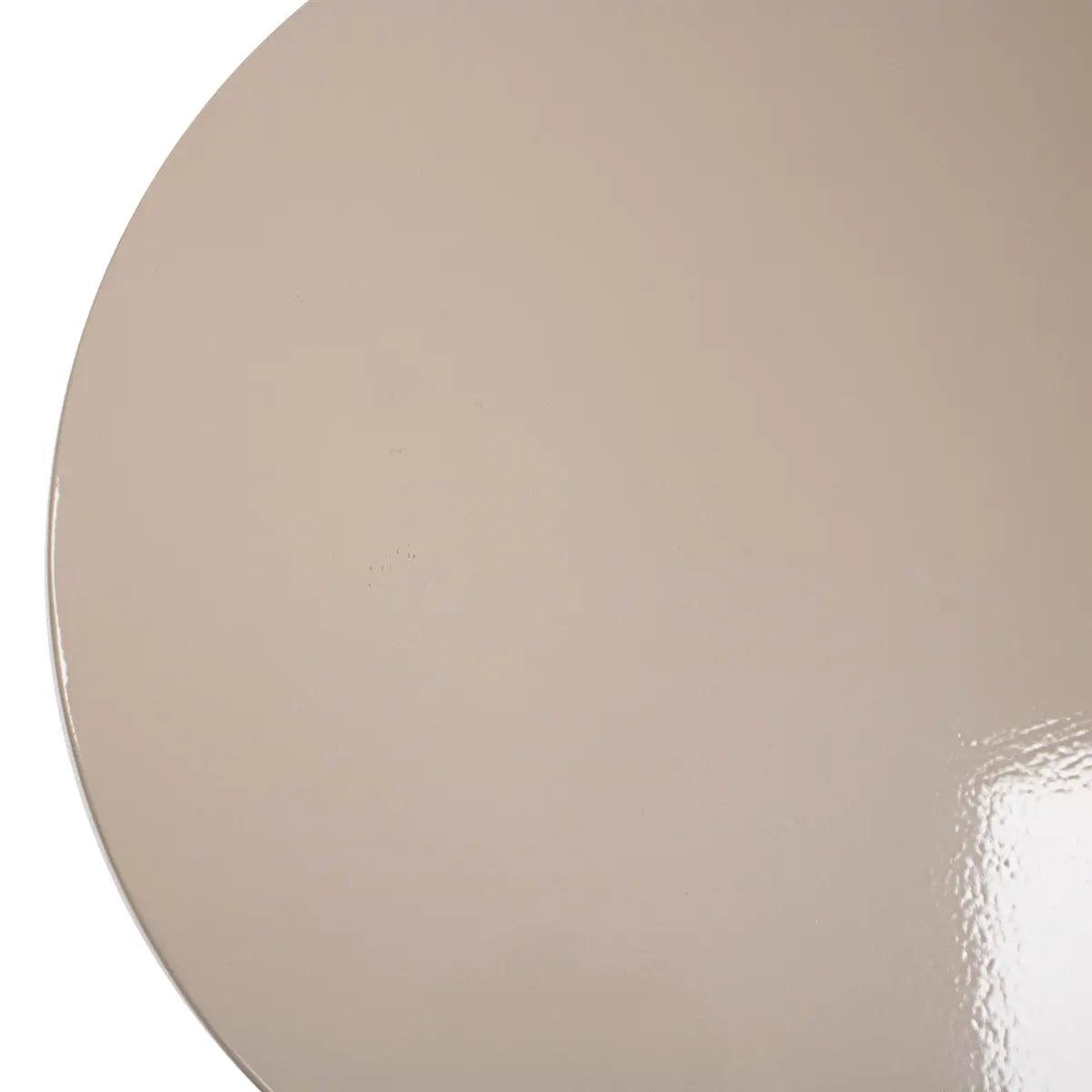 Beistelltisch – Beige Farbe, Glänzende Oberfläche, Skulpturales Design - Esra | Kick Collection