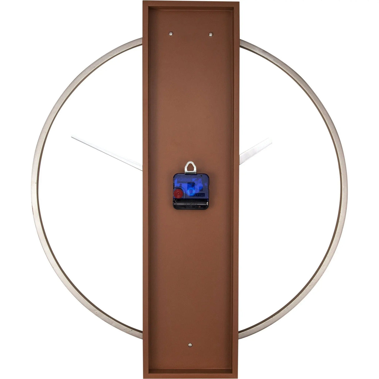 Wanduhr – Braunes Holz, Goldene Zeiger, Stilles Werk - Carl | NeXtime