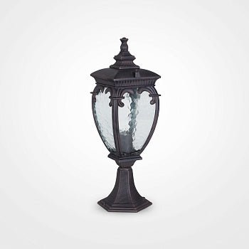 Landschaftsleuchte Aluminium Grafit E27 60 W dekoratives Pulegoso - Glas wetterfest IP44 – Fleur | Maytoni - Esszett Luxury | Stilvolles Wohnen mit Charakter