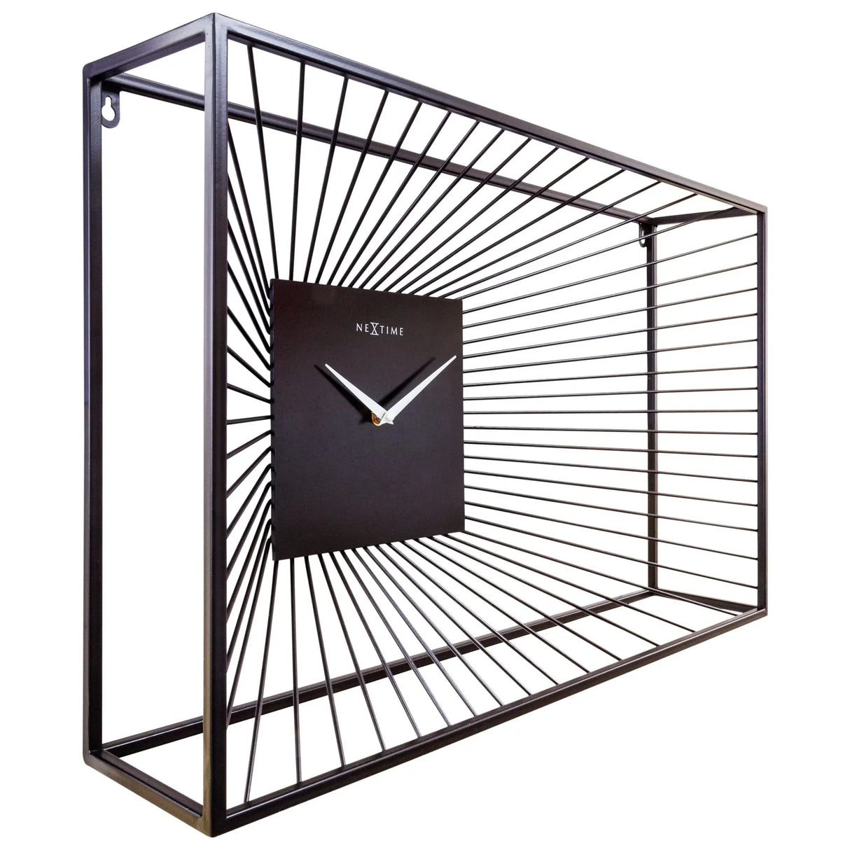 Wanduhr – Lautloses Uhrwerk, Drahtdesign, Metallskulptur - Vasco | NeXtime