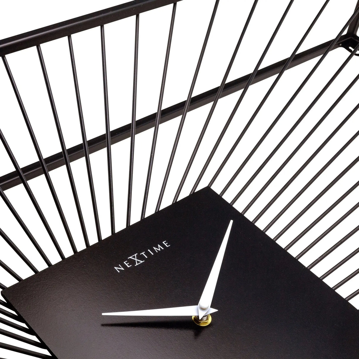 Wanduhr – Lautloses Uhrwerk, Drahtdesign, Metallskulptur - Vasco | NeXtime