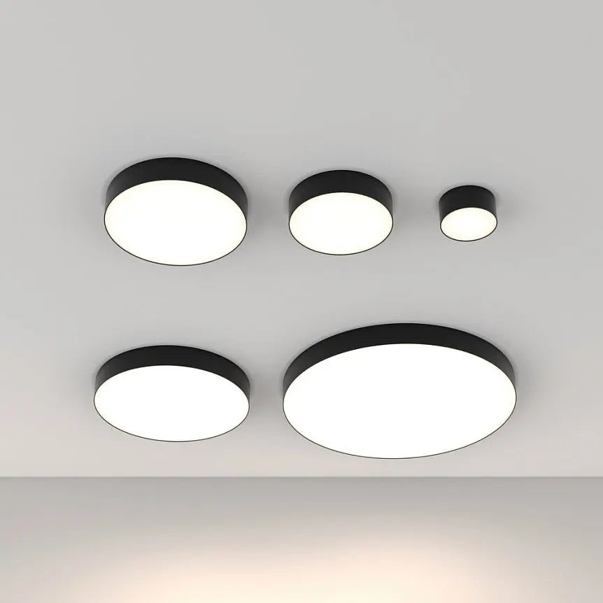 Deckenleuchte – Schwarzes Finish, Aluminium Gehäuse, 26W Leistung, Ø22 cm - Zon | Maytoni