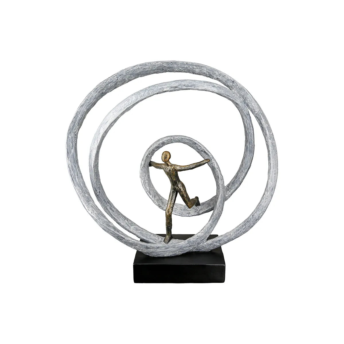 Skulptur – Läufer Motiv, Antik Finish, Moderne Form - Liberation | Gilde