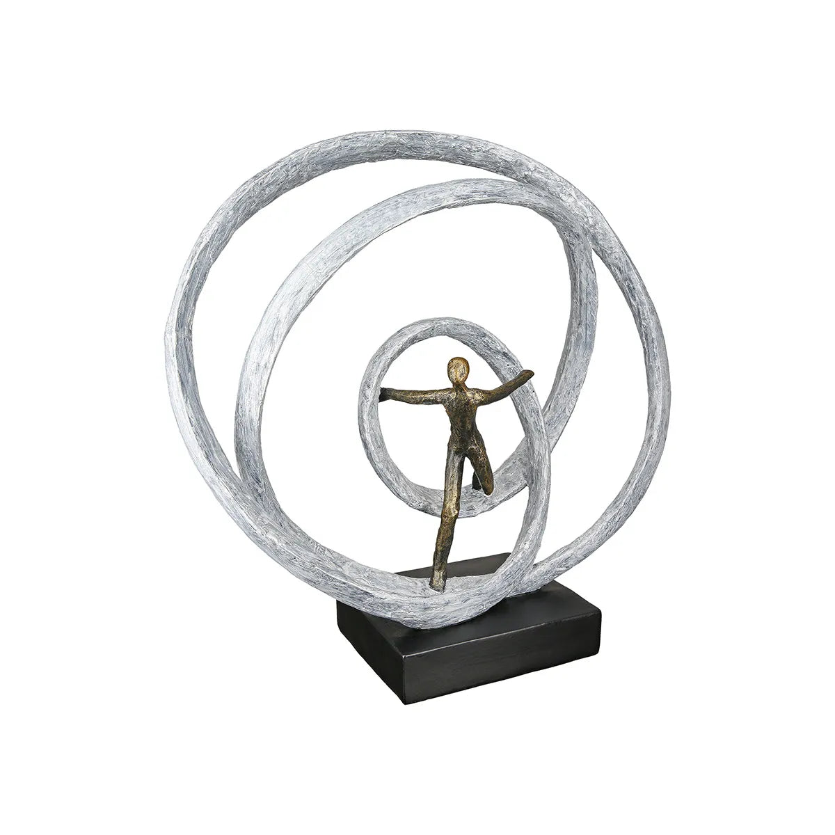 Skulptur – Läufer Motiv, Antik Finish, Moderne Form - Liberation | Gilde