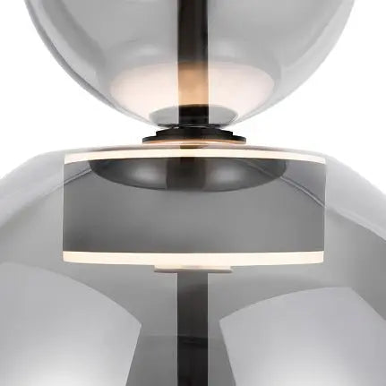 Pendant light Matt gold-colored metal frame 6 glass shades 6×G9 40W – Bangkok | Maytoni
