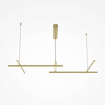 Pendelleuchte Metall mit Gold - Finish Modernes Design & Integrierte LED – Radiance | Maytoni - Esszett Luxury | Stilvolles Wohnen mit Charakter