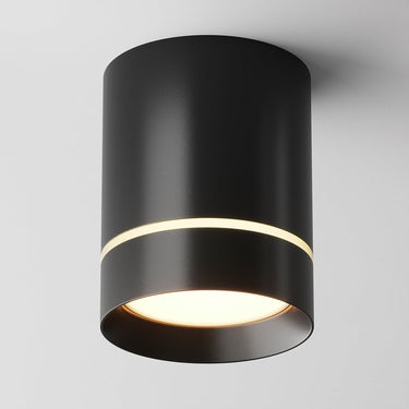 Deckenleuchte aus mattschwarzem Aluminium mit LED und warmweißem Licht – Onda | Maytoni - Esszett Luxury | Stilvolles Wohnen mit Charakter