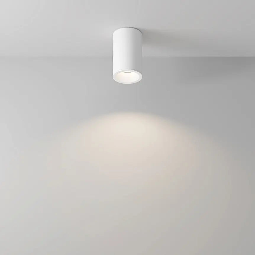 Deckenleuchte – Weißes Finish, Aluminium Gehäuse, GU10 Fassung, Ø6,5 cm - Zoom | Maytoni