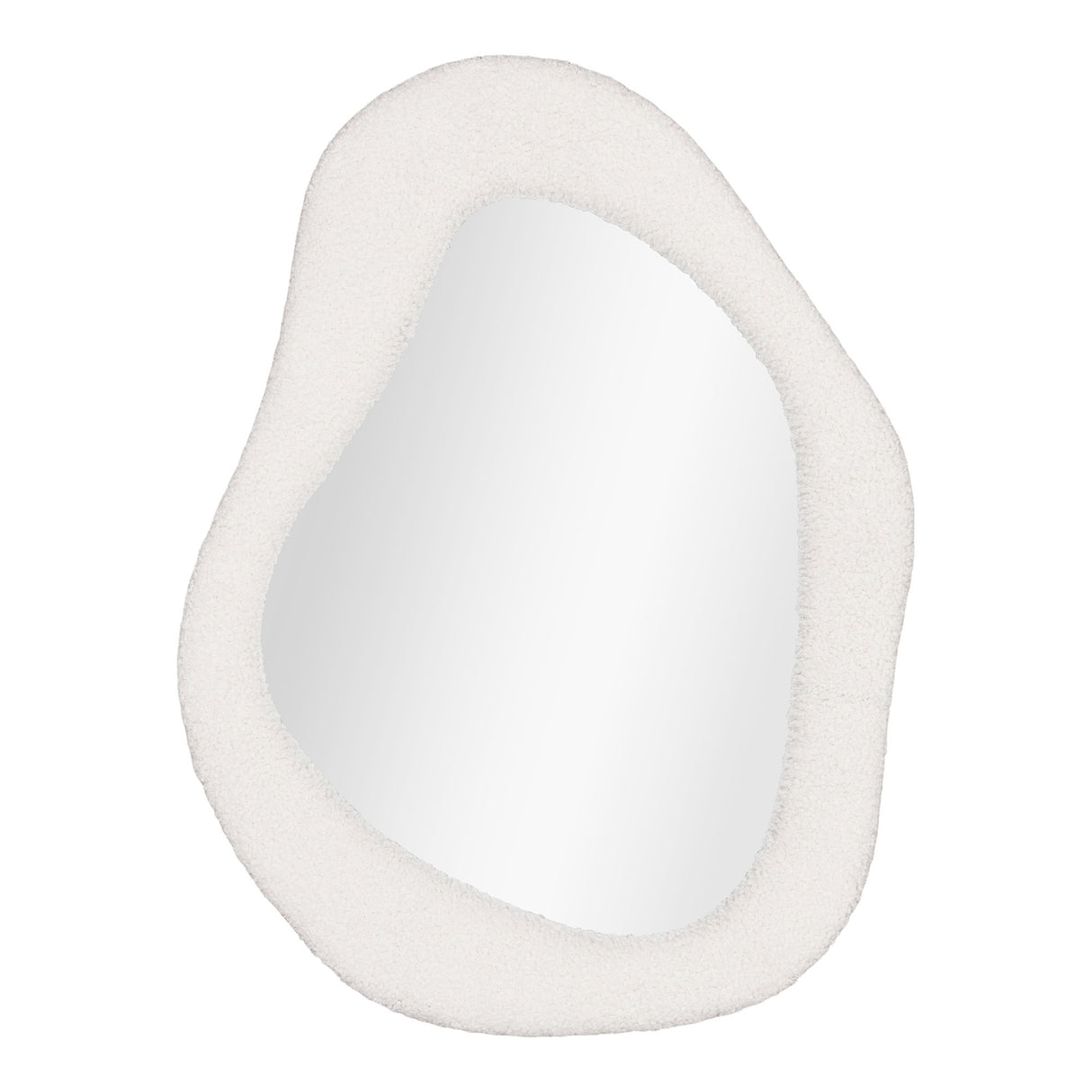 Spiegel – Teddy-Rahmen, weißes Finish, 3,5 cm hoch - Bosa | House Nordic