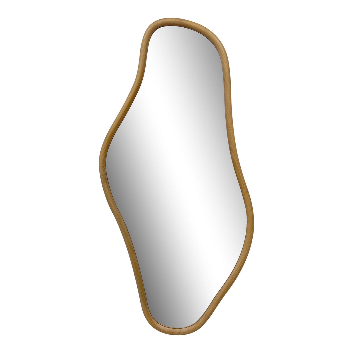 Spiegel – Natürliches Kiefernholz, Organische Form, 120 cm Höhe - Brandsby | House Nordic