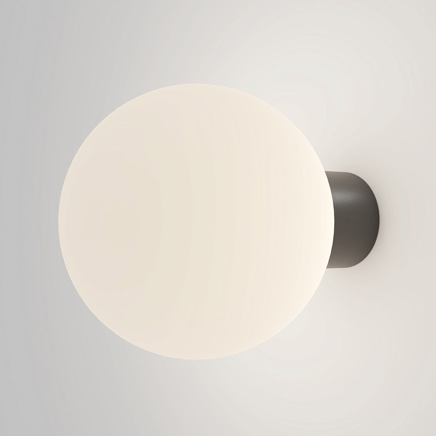 Wandleuchte – Schwarzes Aluminium, IP54 Schutz, 20 cm Ø - Bold | Maytoni