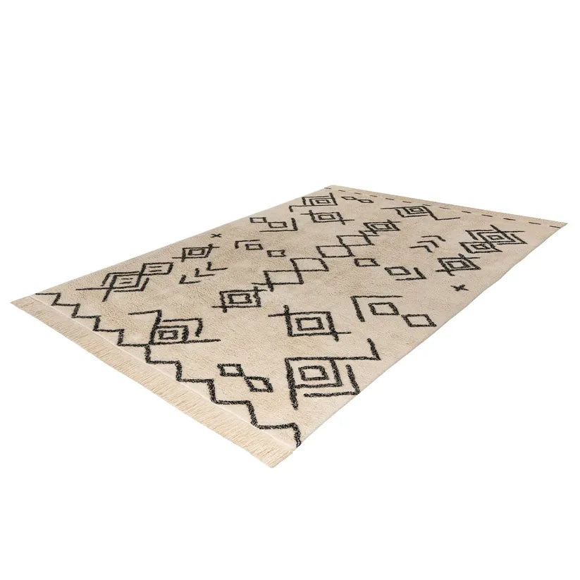 Cotton Rug with Geometric Design – Mylen 325| Kayoom