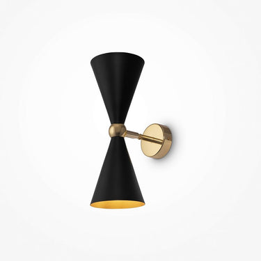 Wandleuchte mit Gold - Finish und schwarzen Metallschirmen – Vesper | Maytoni - Esszett Luxury | Stilvolles Wohnen mit Charakter