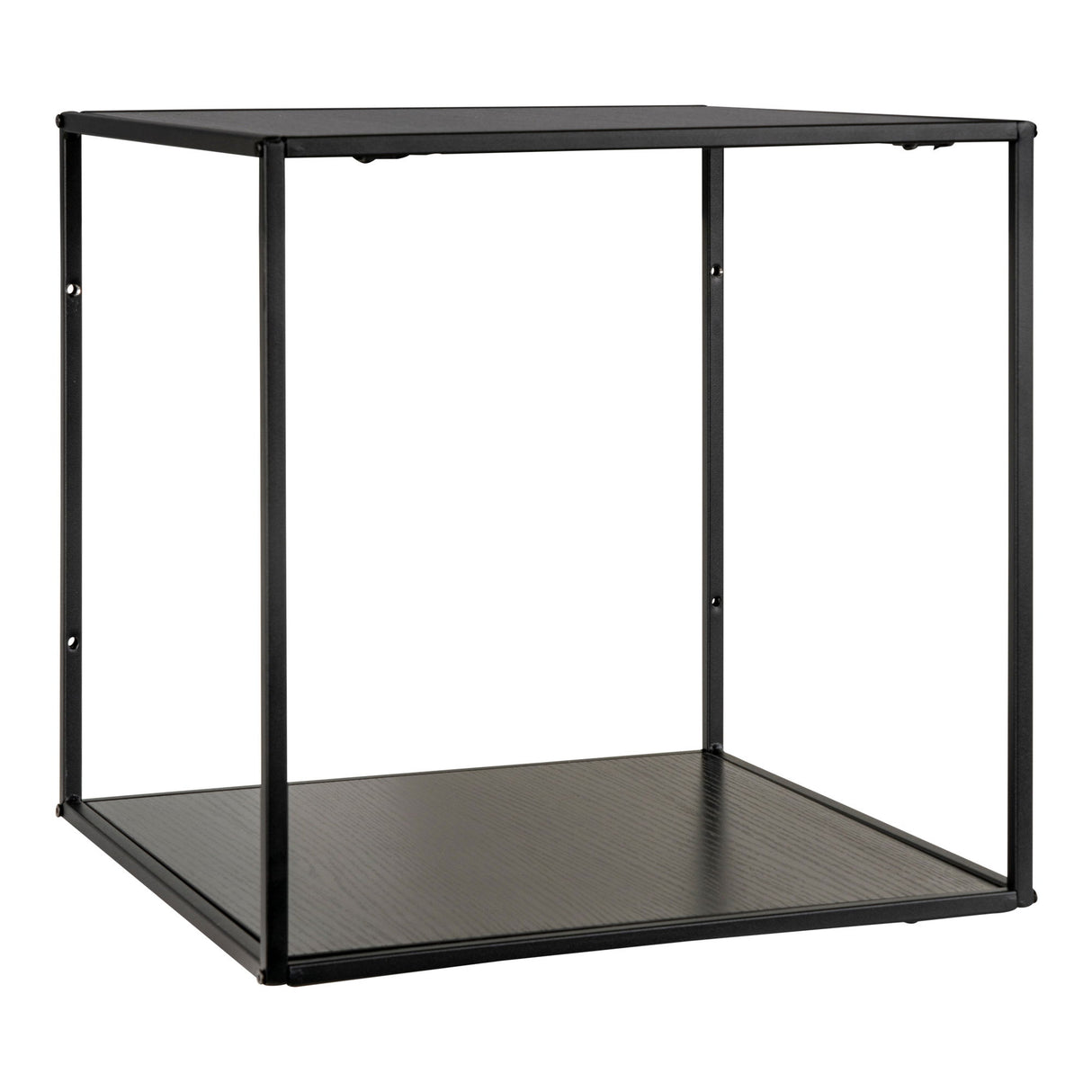Wandregal – Schwarzer Stahl, Offenes Design, 36 cm Höhe - Vita | House Nordic